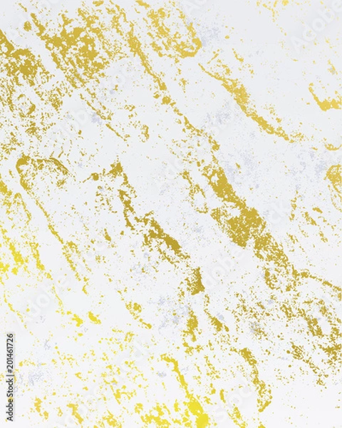 Obraz Vector white and gold background