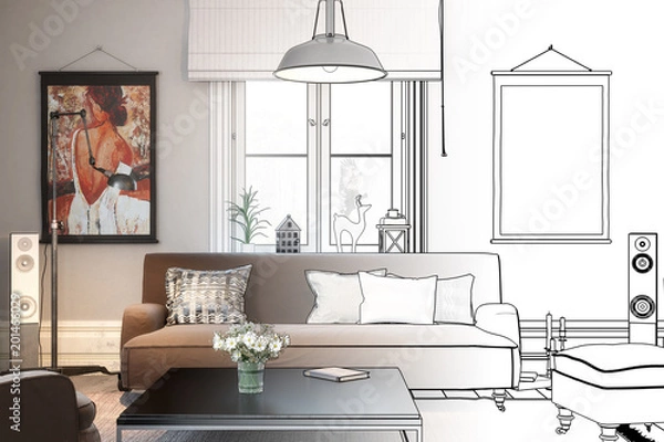 Obraz Klassich und modern (Entwurf)