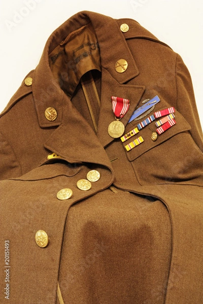 Fototapeta World War Two Army Jacket