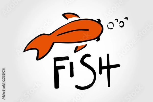 Fototapeta Logo Fish