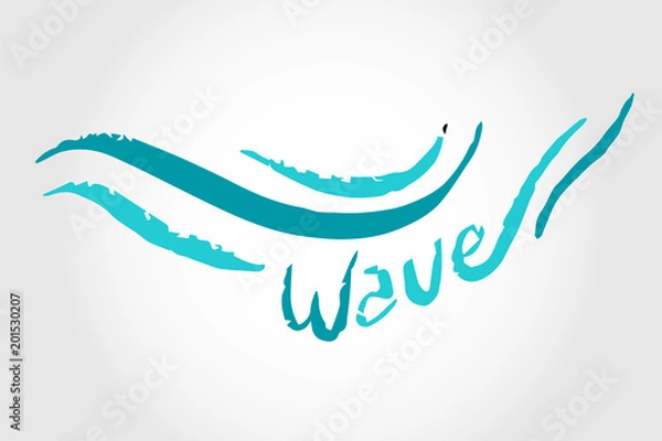 Fototapeta Logo Wave