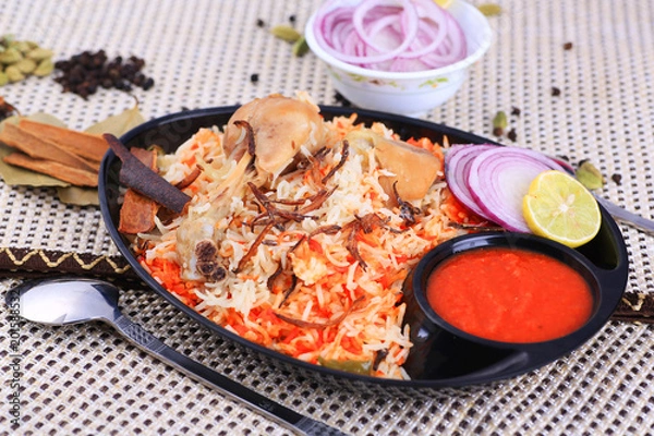 Obraz Chicken biryani