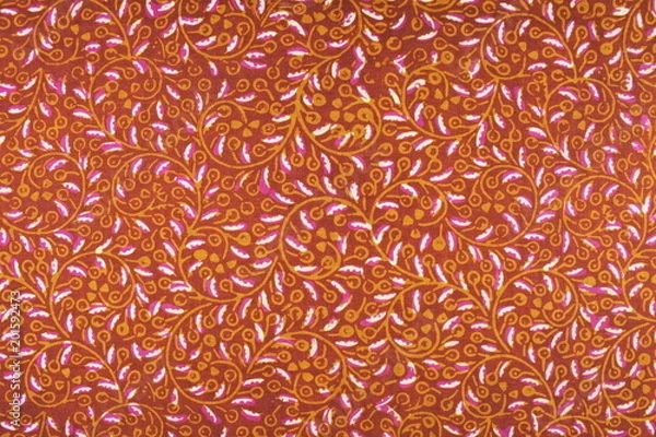 Obraz Indonesian stamp batik pattern 
