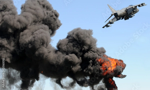 Fototapeta Jetfighter attack