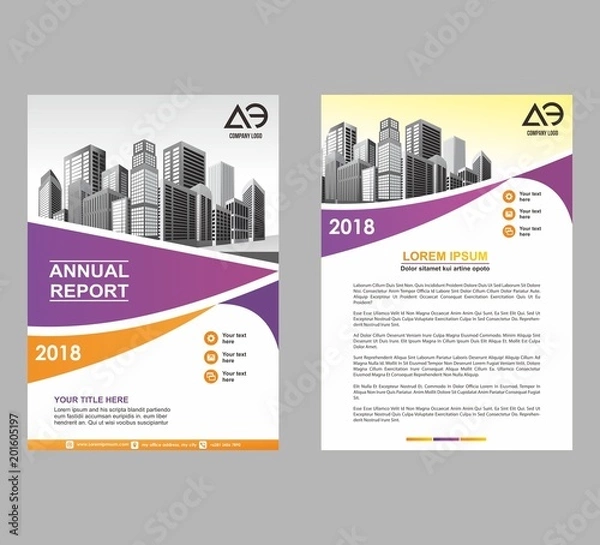 Fototapeta abstract cover and layout for presentation and marketing
