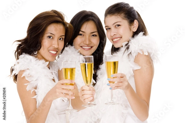 Obraz champagne girls #2