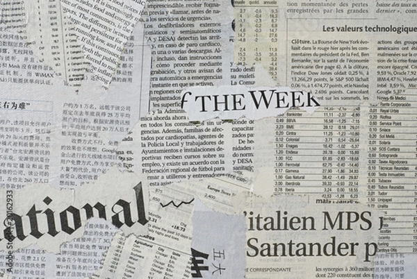 Obraz Zeitungscollage