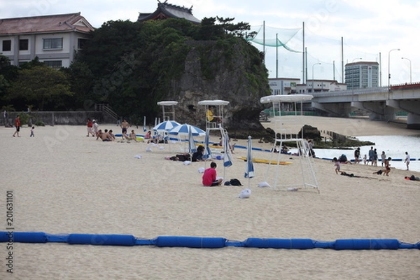 Fototapeta 波之上海水浴場