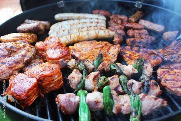 Obraz Grillfleisch