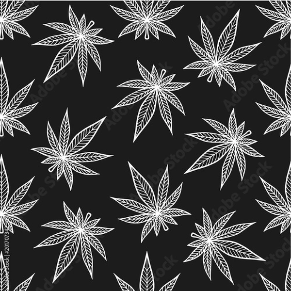 Fototapeta Wzór konopi