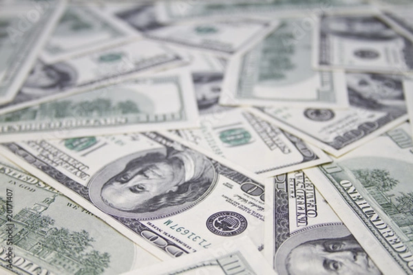 Obraz American dollars background