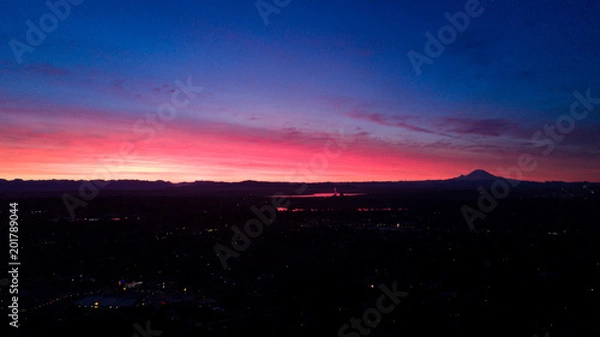 Obraz Sunrise over Seattle