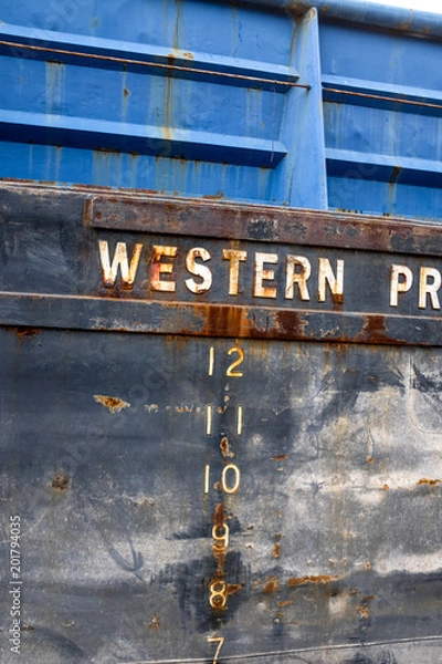 Fototapeta Commerical Barge