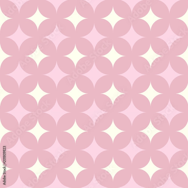 Fototapeta Modern stylish texture with rhombuses, squares
