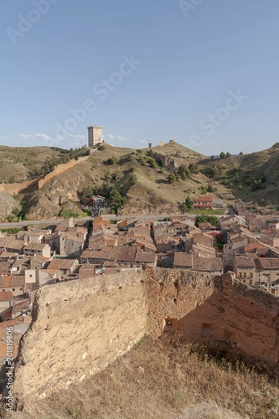 Obraz municipio medieval de Daroca en la región de Aragón, España
