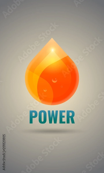 Obraz Flame logo template design