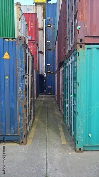 Fototapeta Container