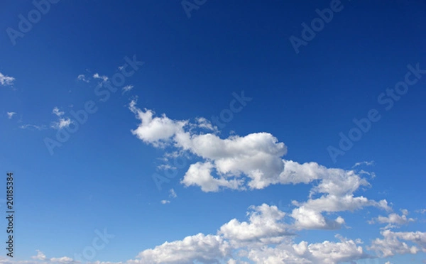 Fototapeta Nubes azules