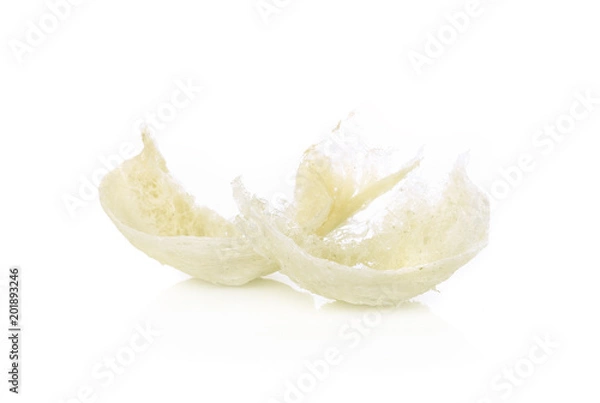 Obraz swiftlet nest on white background