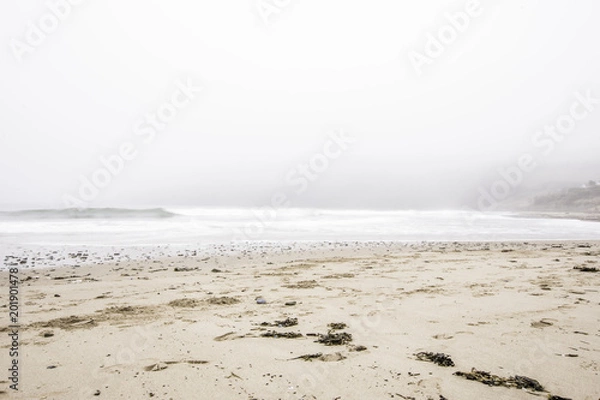 Obraz Mist over sandy beach