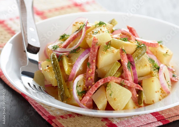 Fototapeta Potato salad