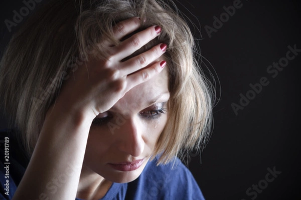 Fototapeta Crying girl