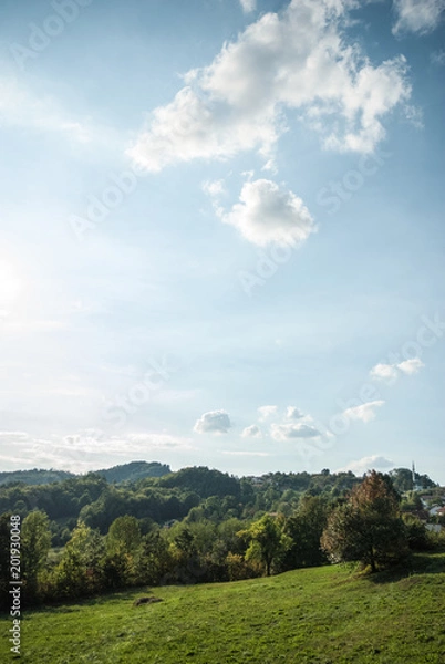 Obraz Beautiful nature and amazing sunny day