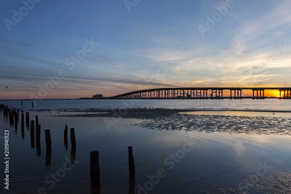 Obraz biloxi coastline