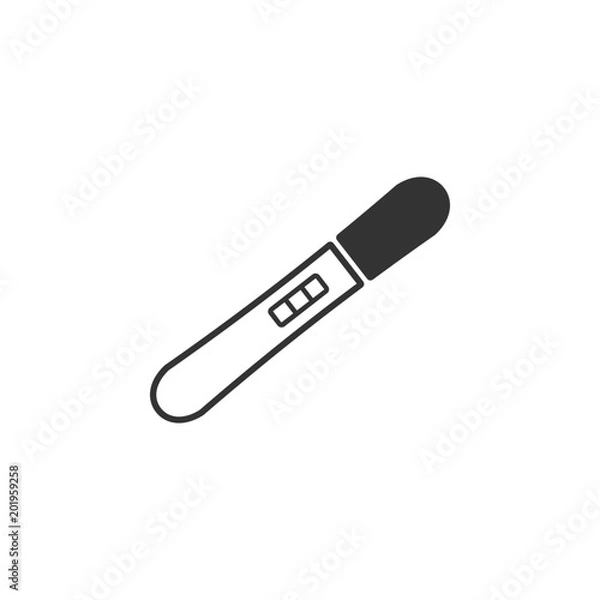 Fototapeta Pregnancy test icon. Simple element illustration. Pregnancy test symbol design from Pregnancy collection set. Can be used in web and mobile