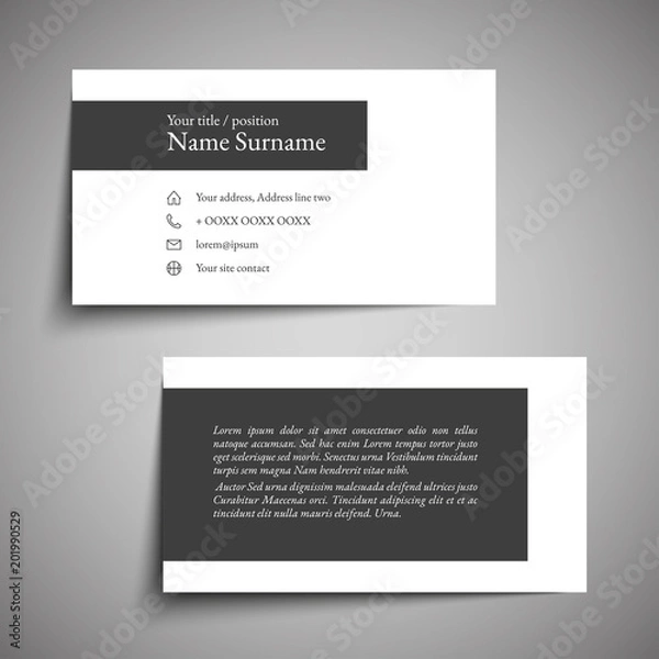 Obraz Business card
