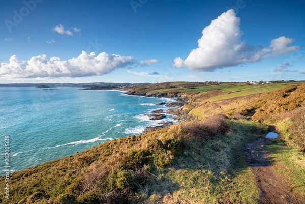 Fototapeta Cudden Point in Cornwall