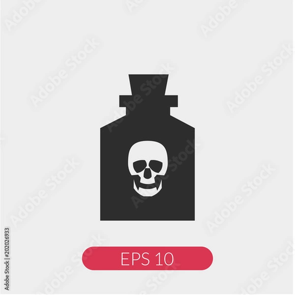 Fototapeta Poison vector icon