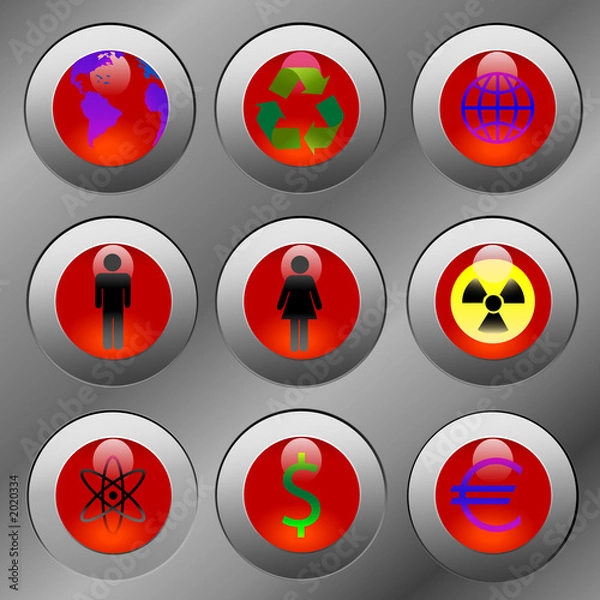 Fototapeta hot button issues