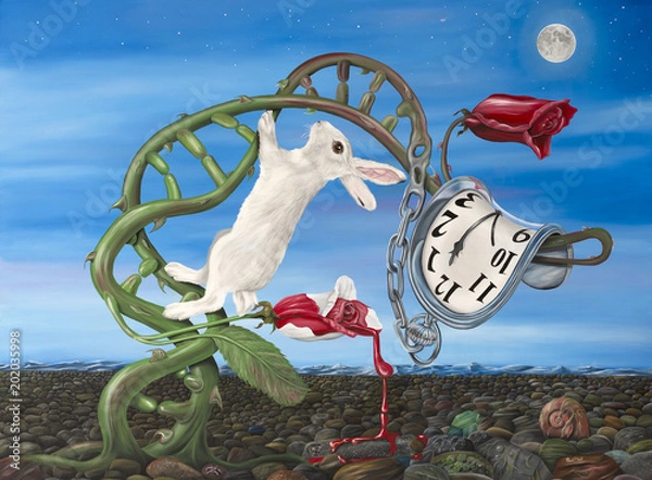 Obraz Lewis Carroll Meets Dali