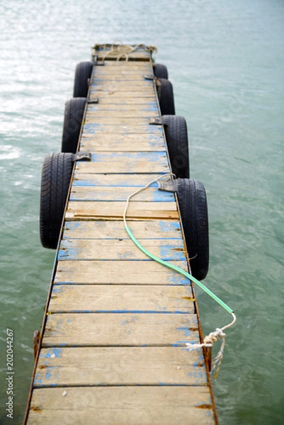 Fototapeta empty pier