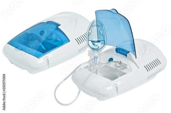 Obraz nebulizer inhaler on white background