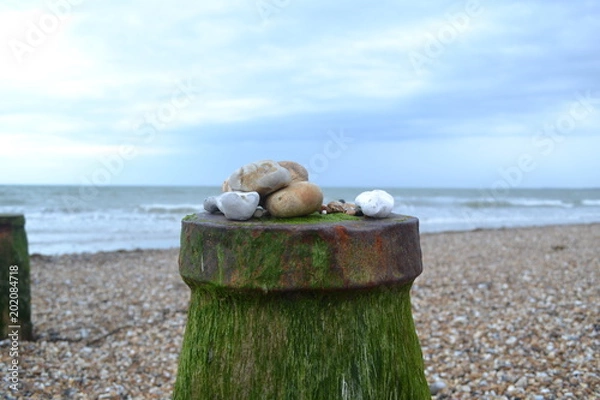 Fototapeta Pebbles on the beach