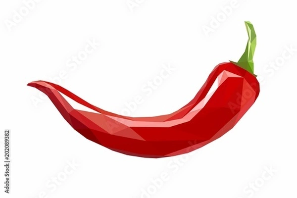 Obraz vector red mexican chili peppers 