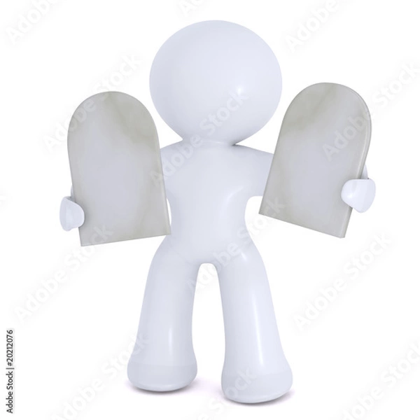 Obraz Divine Intervention. Ten commandments