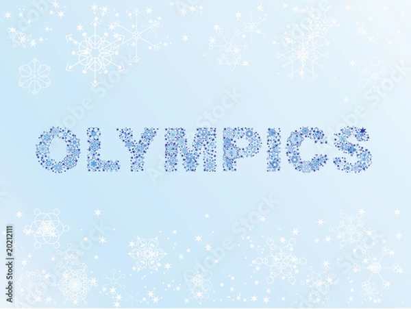Obraz Snow winter olympics