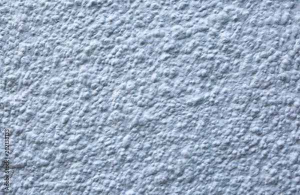 Obraz Blue painted roughcast stucco wall