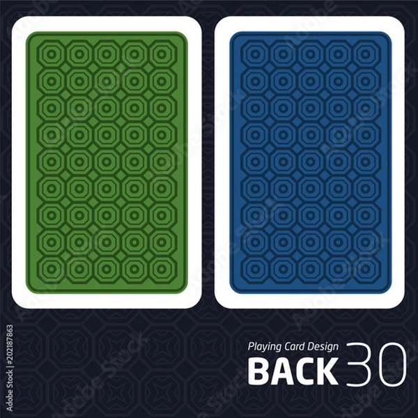 Fototapeta Card Back Abstract Pattern Background Underside