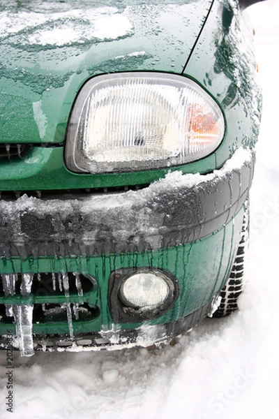 Obraz frozen car