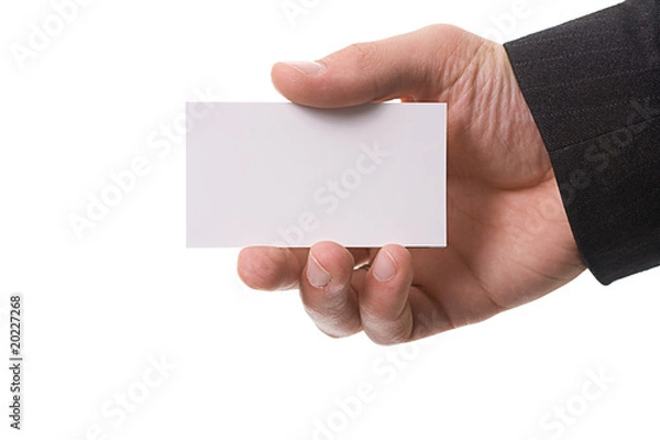 Obraz hand giving card