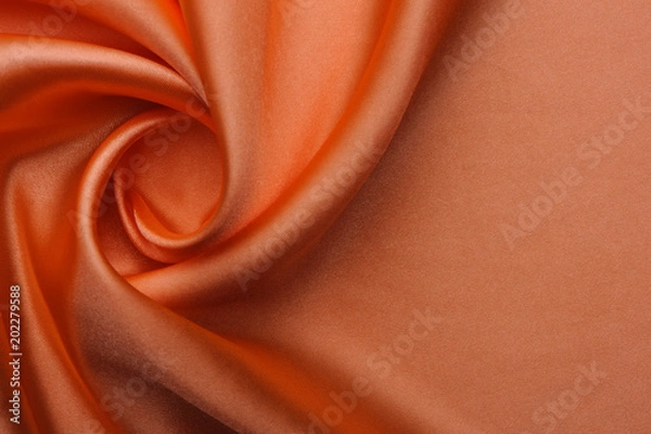 Fototapeta abstract background luxury cloth or liquid wave or wavy folds of grunge silk texture satin velvet material or luxurious