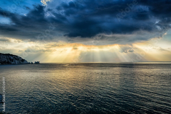 Fototapeta Sunset rays