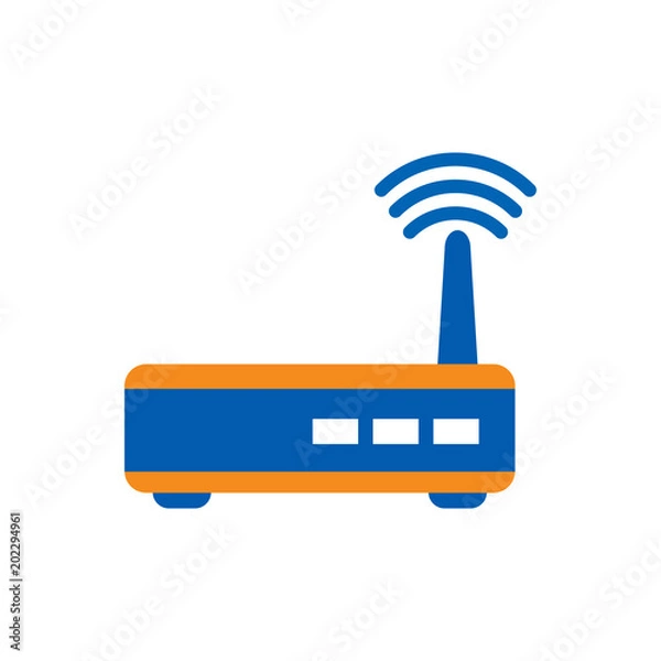 Fototapeta Signal Wireless Icon Design