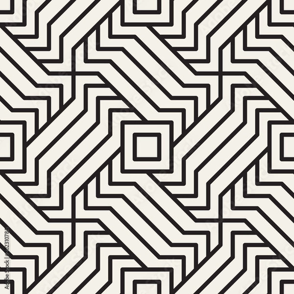 Obraz Vector seamless pattern. Modern stylish abstract texture. Repeating geometric tiles