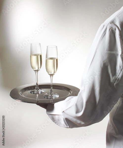 Fototapeta sektgläser