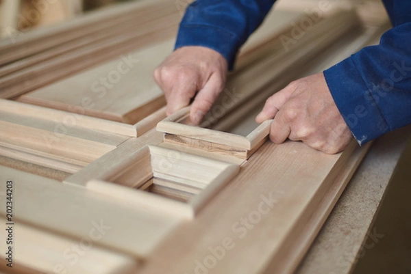 Obraz wood carpenter workman
